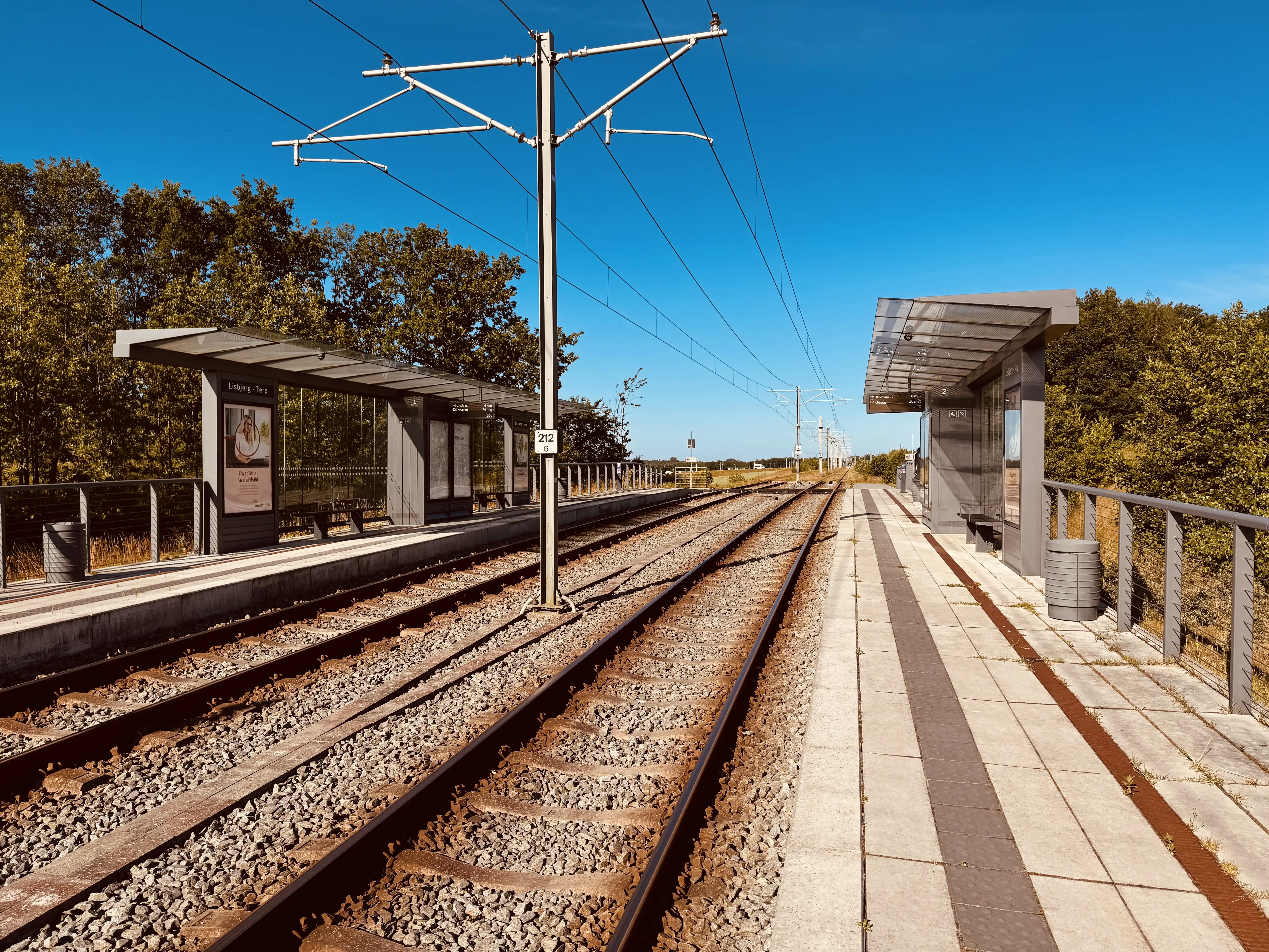 Billede af Lisbjerg - Terp Letbanestation.