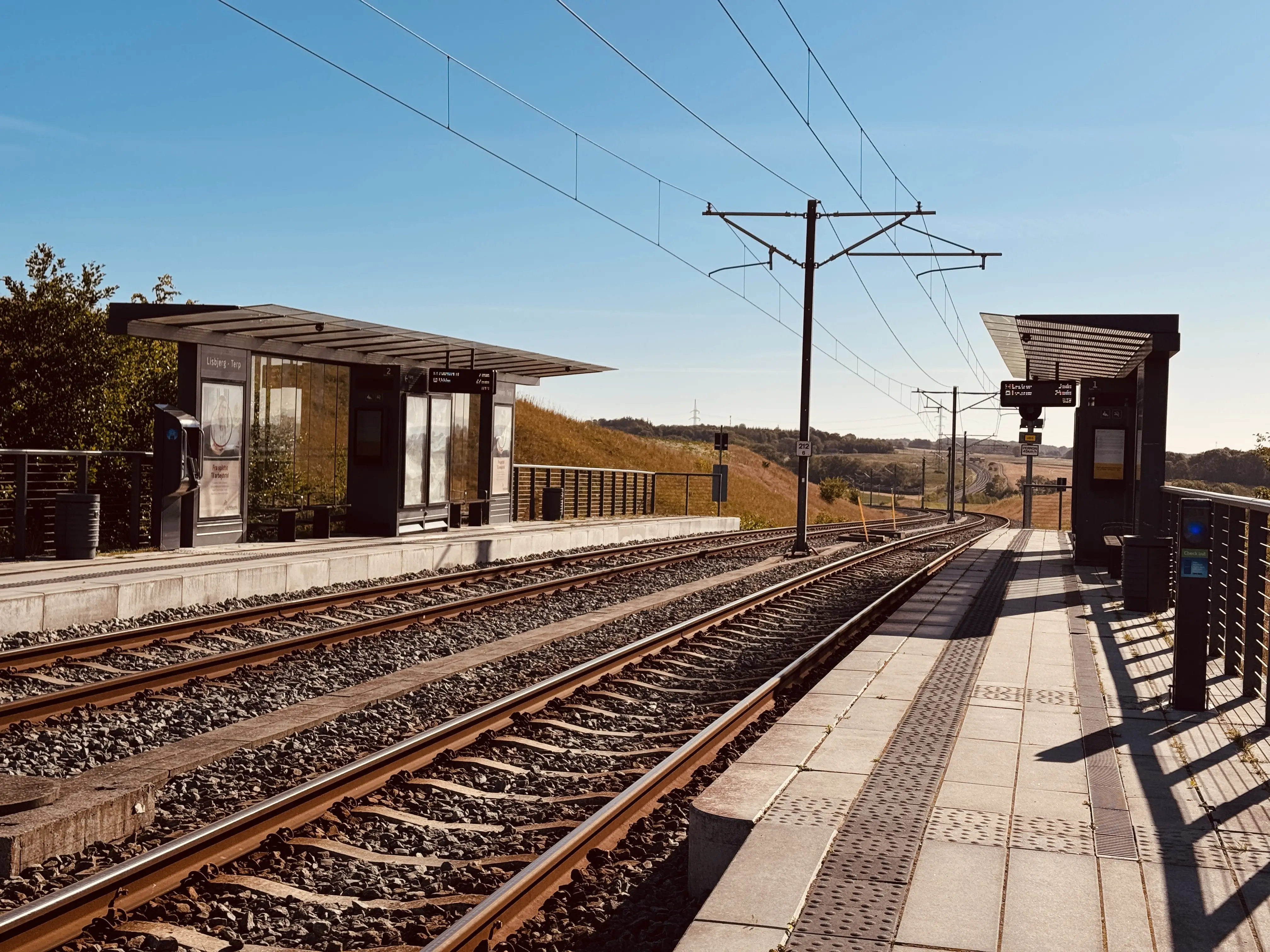 Billede af Lisbjerg - Terp Letbanestation.
