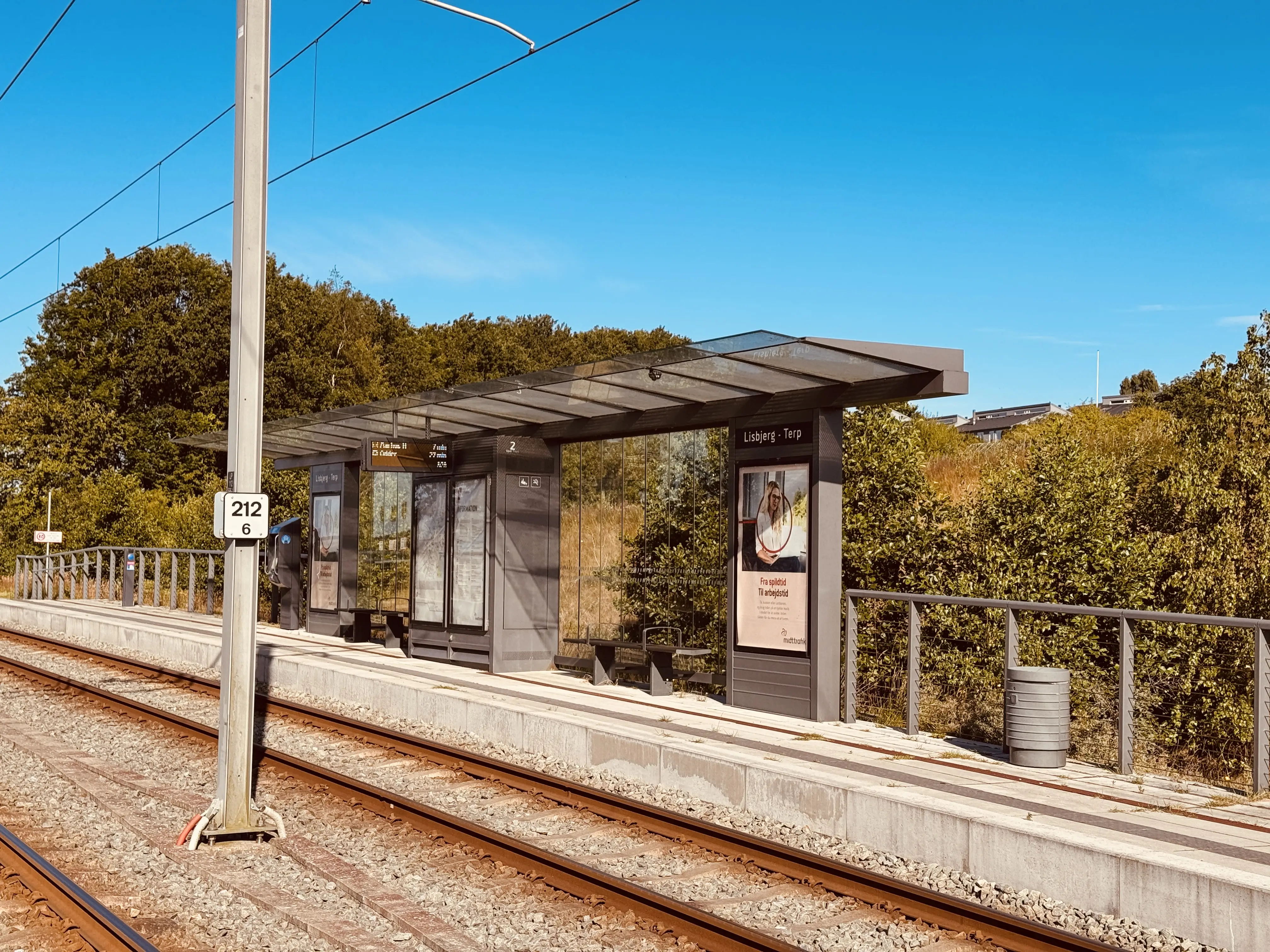 Billede af Lisbjerg - Terp Letbanestation.