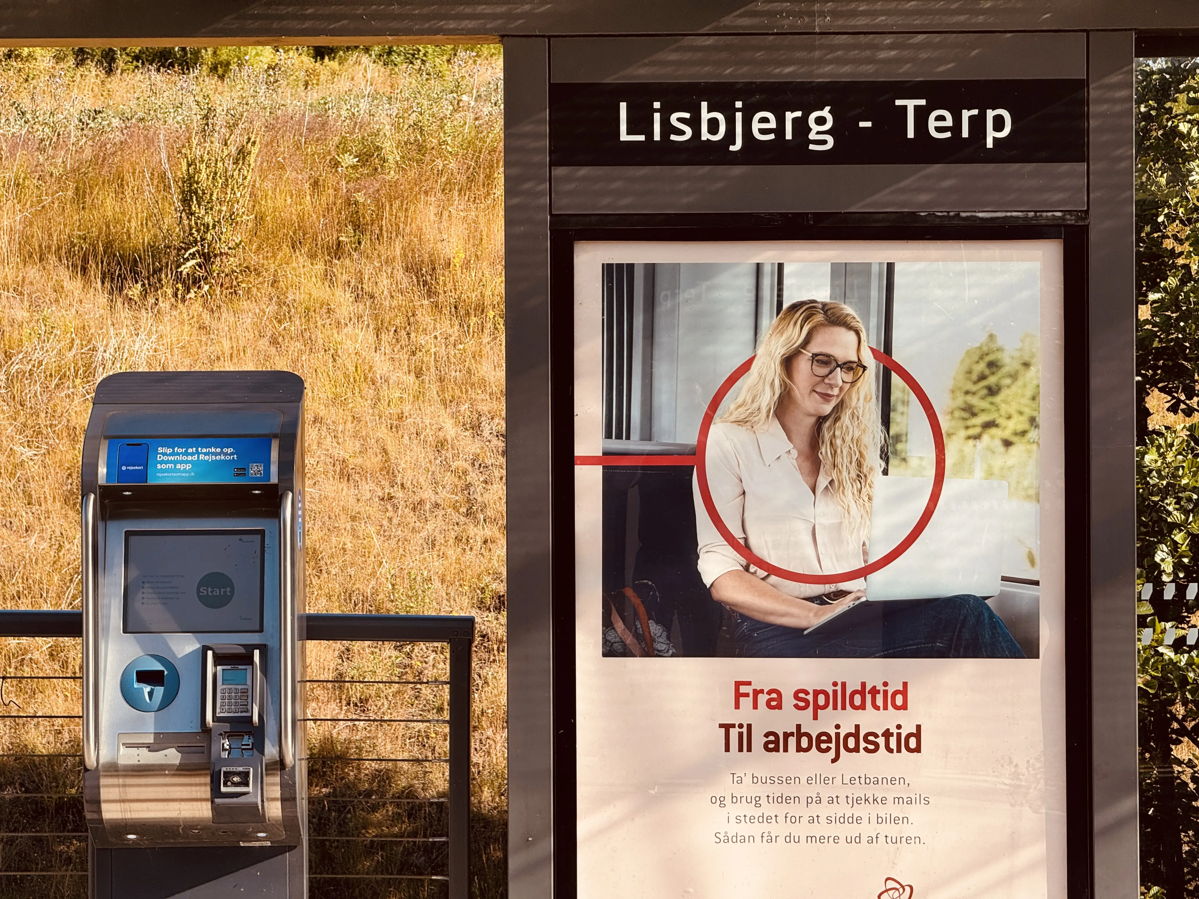 Billede af Lisbjerg - Terp Letbanestation.