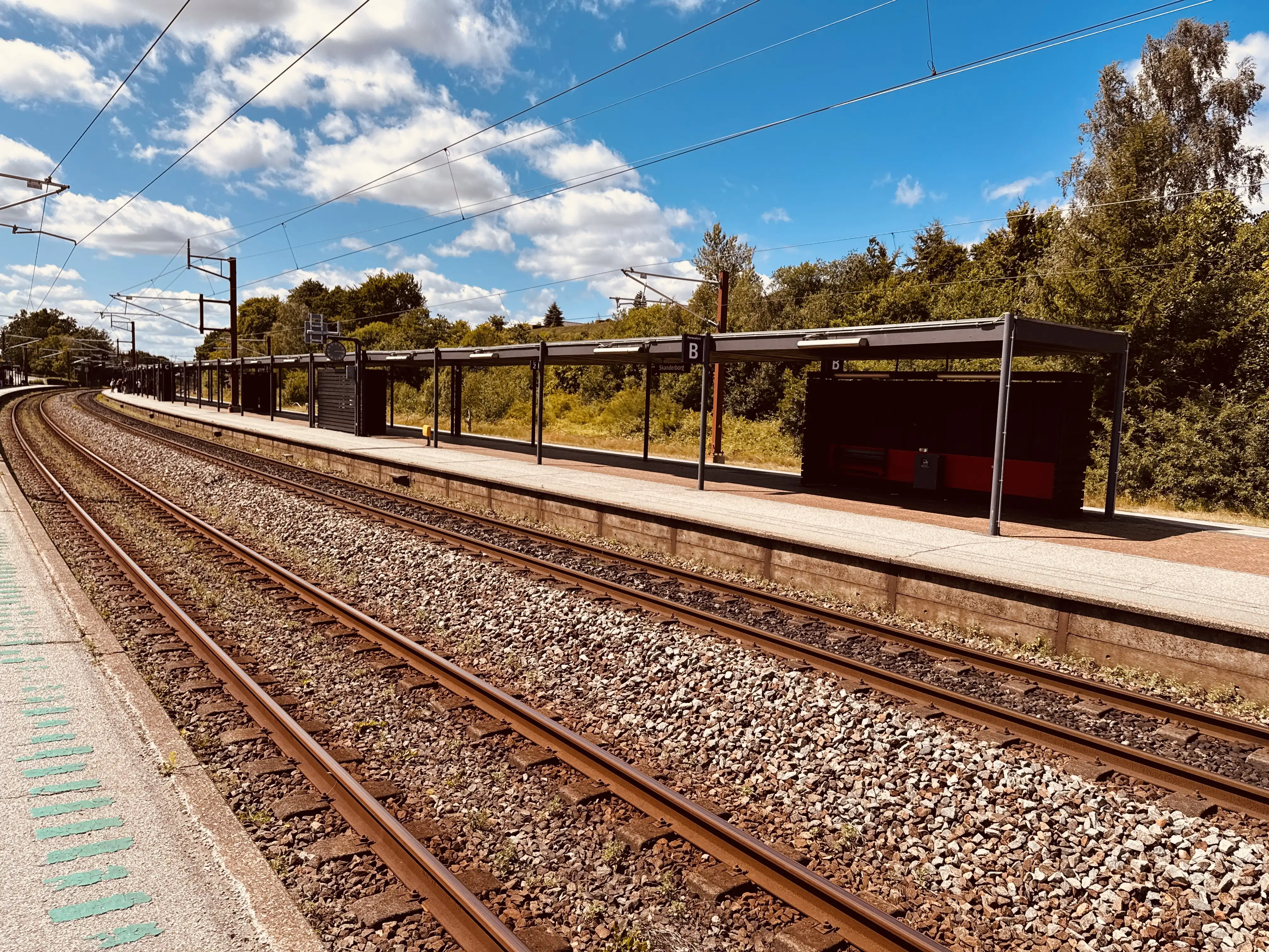 Billede af Skanderborg Station.