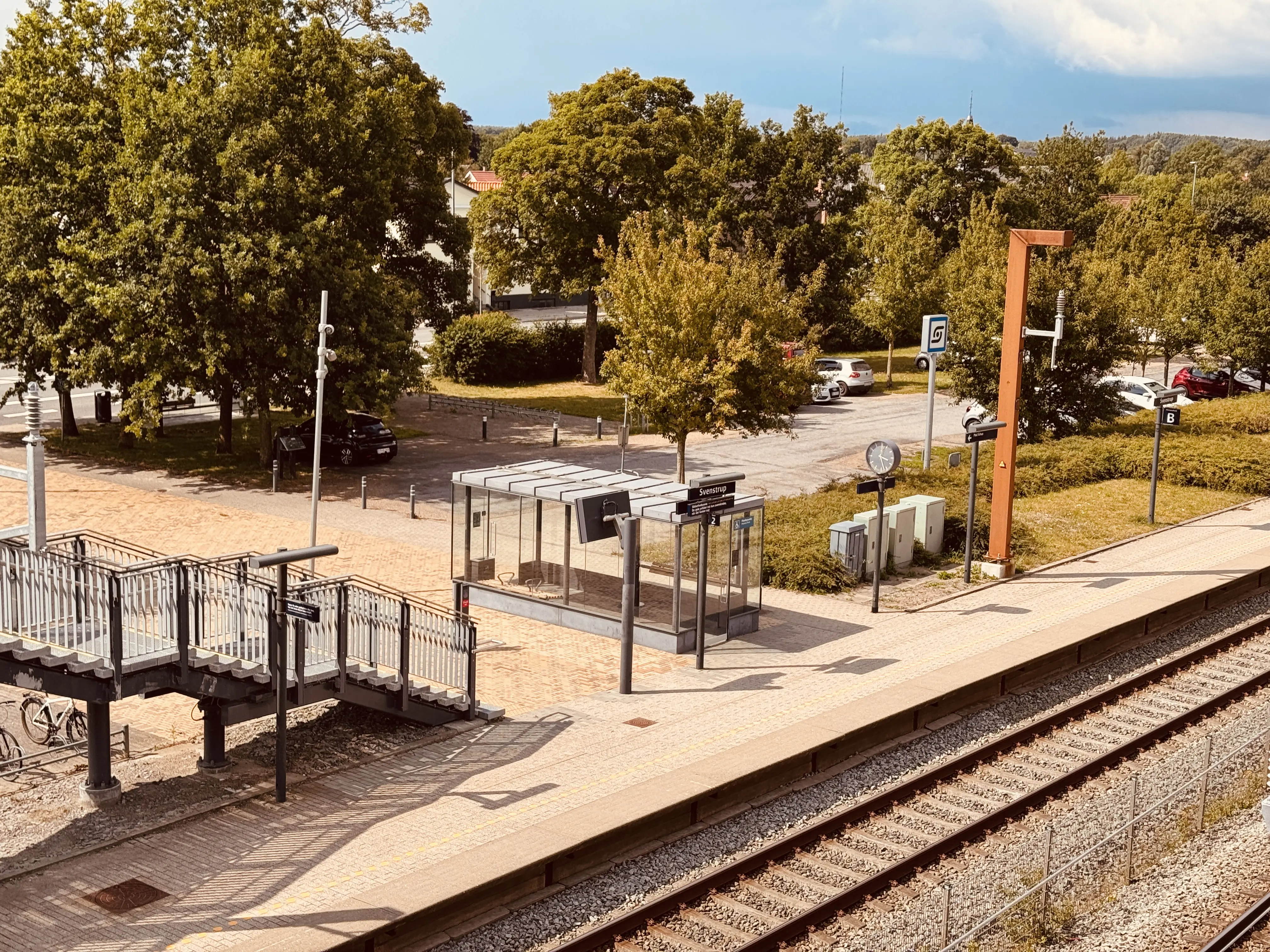 Billede af Svenstrup (Jylland) Trinbræt. Billede af Svenstrup (Jylland) Trinbræt.